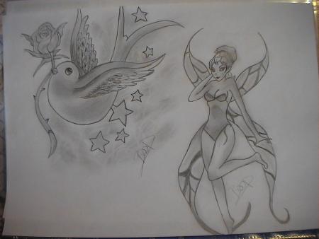 oiseau et clochette